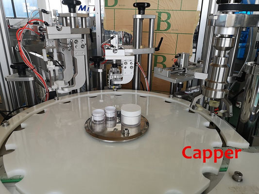 1500-4000BPH Monoblock Filling And Capping Machine 500kg For 50ml Cream