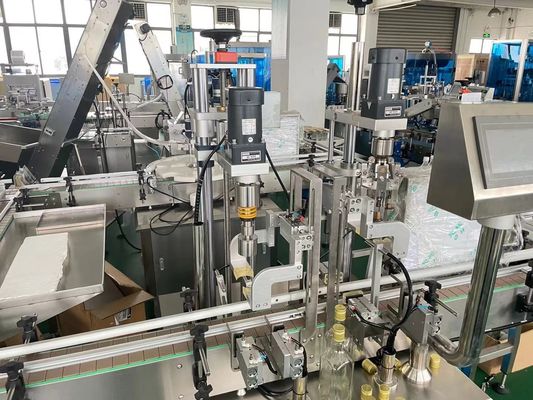 0.6MPa Plastic Bottle Screw Capping Machine OEM ODM Supported